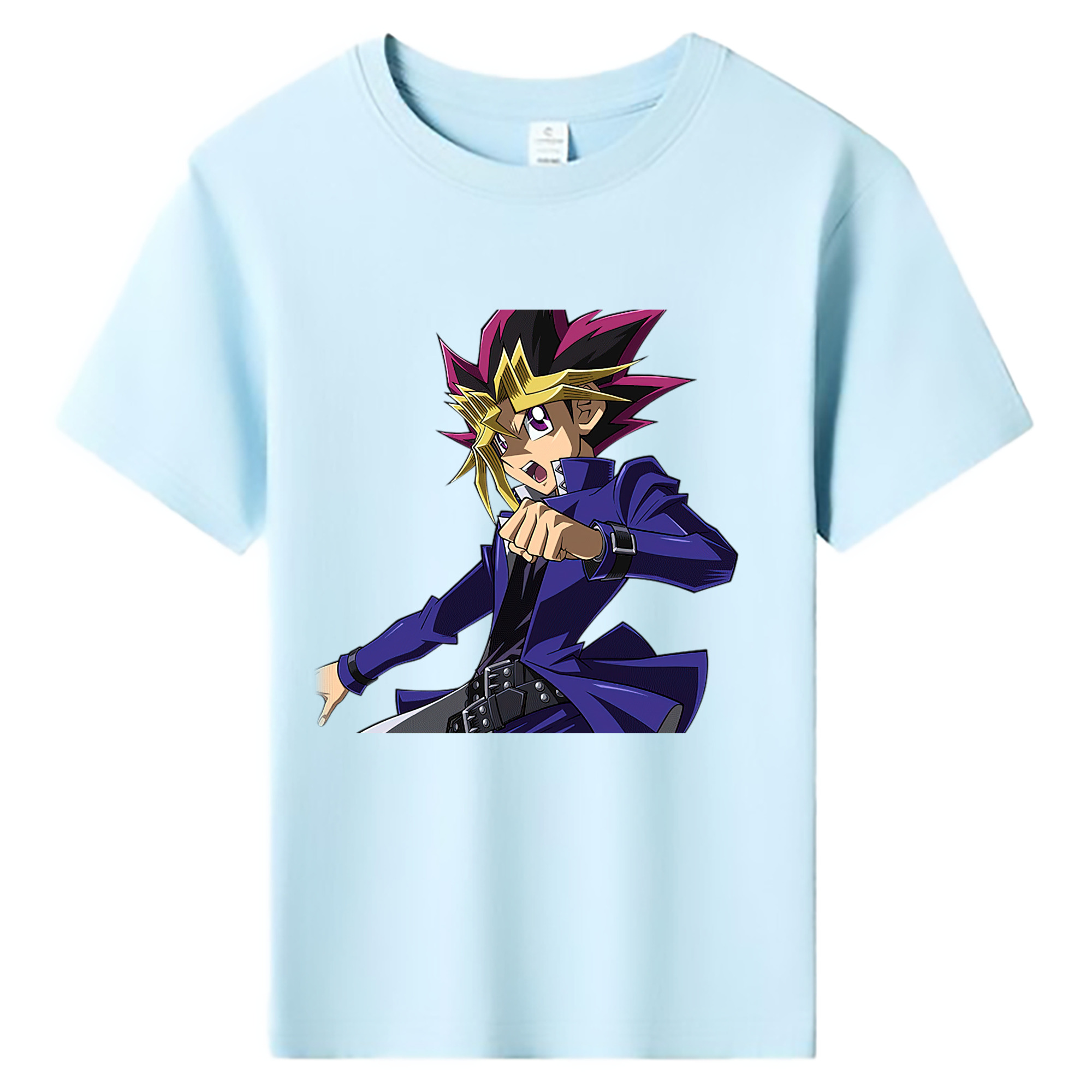 （画像用） 遊☆戯☆王 Yu-Gi-Oh! 綿100％キッズTシャツ（フロントプリント）